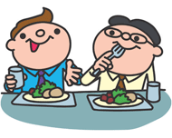 栄養バランスのとれた食事